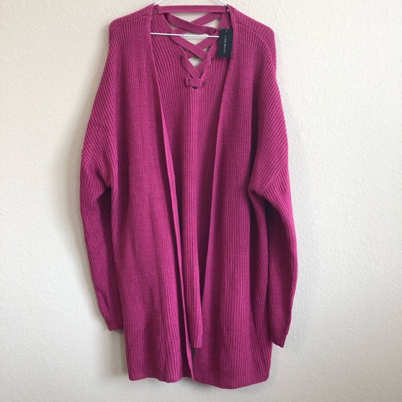 Lane Bryant Sweaters - Lane Bryant Long Open Cardigan Sweater NWT